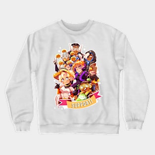 Overwatch - Support Heroes! Crewneck Sweatshirt